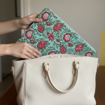 Pochette d'ordinateur 15 pouces design fleurs