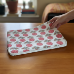 Housse d’ordinateur motif fleurs – Pochette fine, idéale pour transporter votre laptop dans un sac en toute sécurité