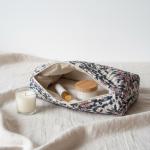 Lot de 3 trousses matelassées imprimé tropical