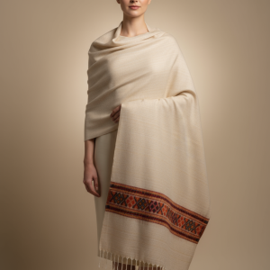 châle tissé à la main en laine de yak